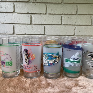 Kentucky Derby Collector’s Julep Glasses - Lot of 15, Races 117-131 1991-2005