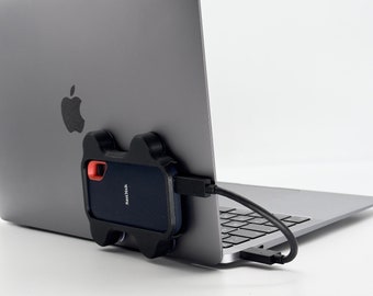 Sandisk Extreme SSD holder - universal for every laptop - laptop storage expansion - various colors - laptop holder