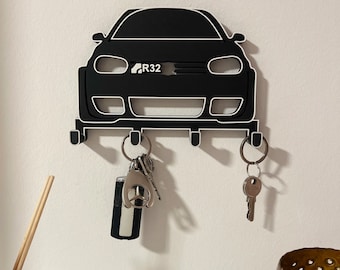 Key rack, key holder, car, VW, Golf 4, Golf 4, R32, GTI, VR6, gift, various colors, 3D