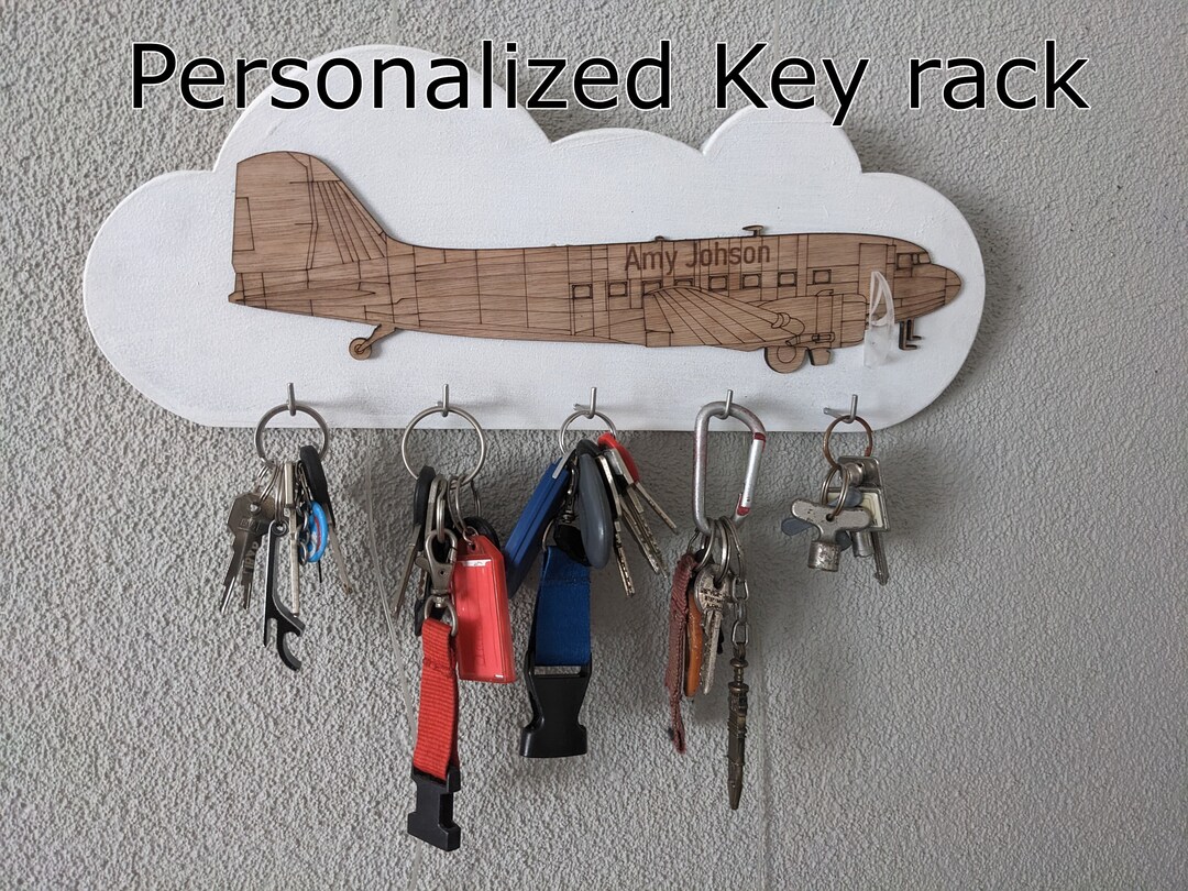 Buy Customizable Airplane Key Rack Online in India - Etsy