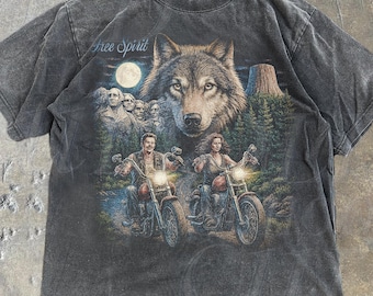 ヴィンテージ ハーレーダビッドソン Tシャツ：1990 3D エンブレム