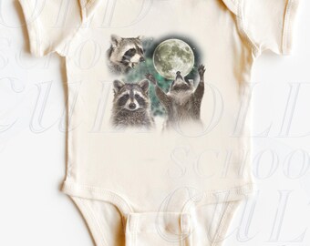 Shirt voor peuter wasbeer, schattige domme wasbeer kinderkleding, boho-shirt voor volwassenen, peuters en jongeren, kindershirt, shirt familie raar, babyromper