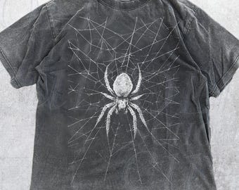 Spider Web Y2k T-shirt, Comfort Colors, 90s Vintage Style Gothic
