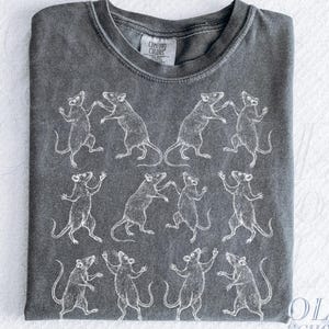 Dancing Rats Vintage Comfort Colors® Tshirt, Retro Rats Meme 90s Shirt, Nostalgic Funny Rat Top, Fun Shirt Gifts, Unisex Adult Graphic Shirt