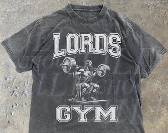 Lords Gym Vintage 90s Graphic Shirt, Jesus Pump Cover Shirt