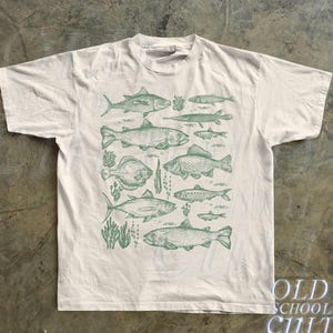 Sea Animal 90s Retro Tshirt, Ocean Nature Shirt, Sealife