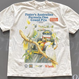 Fosters Australian Formula One Vintage 90s Style T-Shirt, Grand Prix Shirt, Racing Shirt, Car F1 Shirt, Race Car Shirt, Motorsport Clothes
