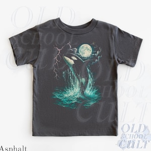 Orca Ocean Youth Retro 90s Shirt, Cute Children's Orca Clothing, Boho Adult, Toddler & Youth Tee, Kids Shirt, Family Beach Shirt
