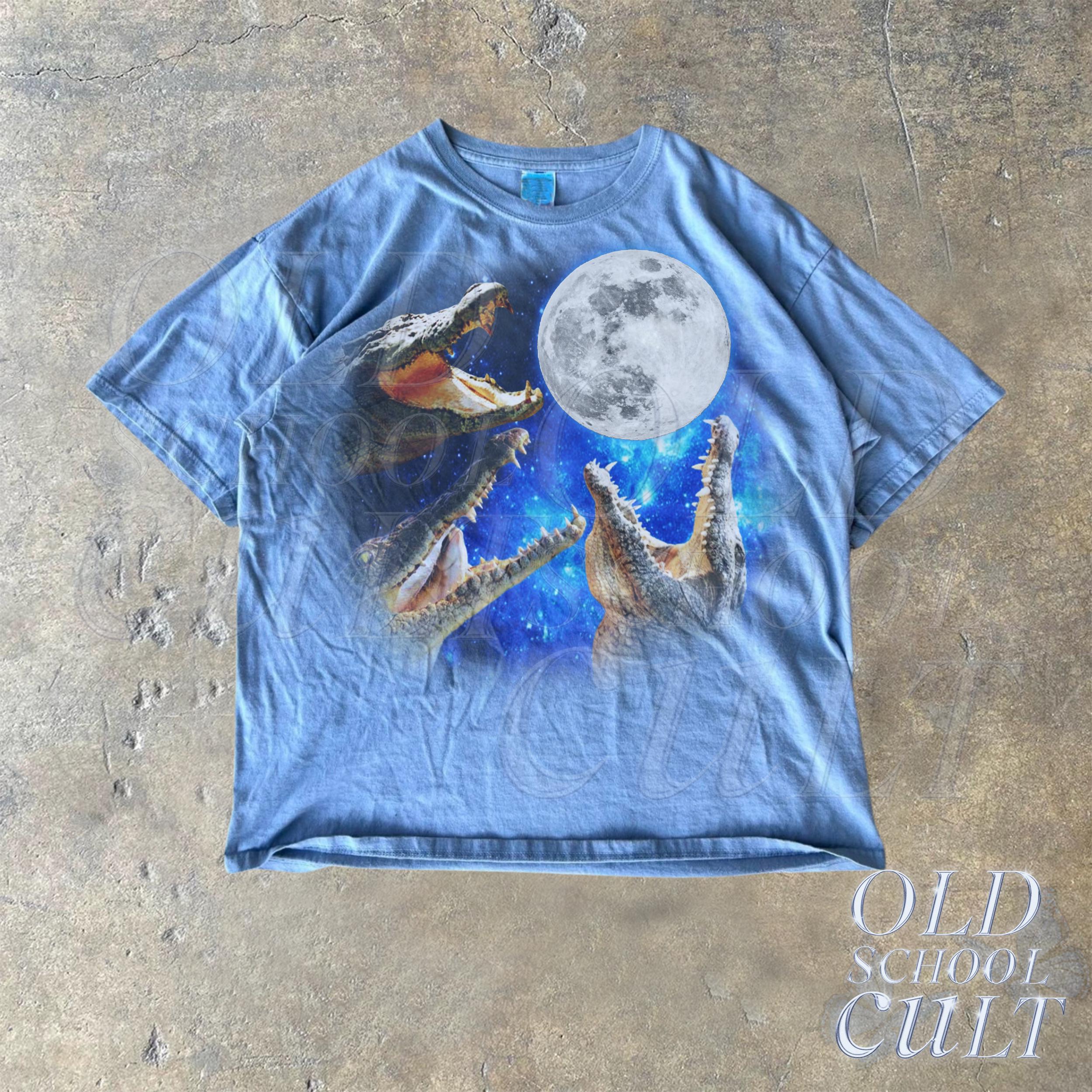 3つのワニの月 ヴィンテージ 90年代グラフィックTシャツ、ヴィンテージ 