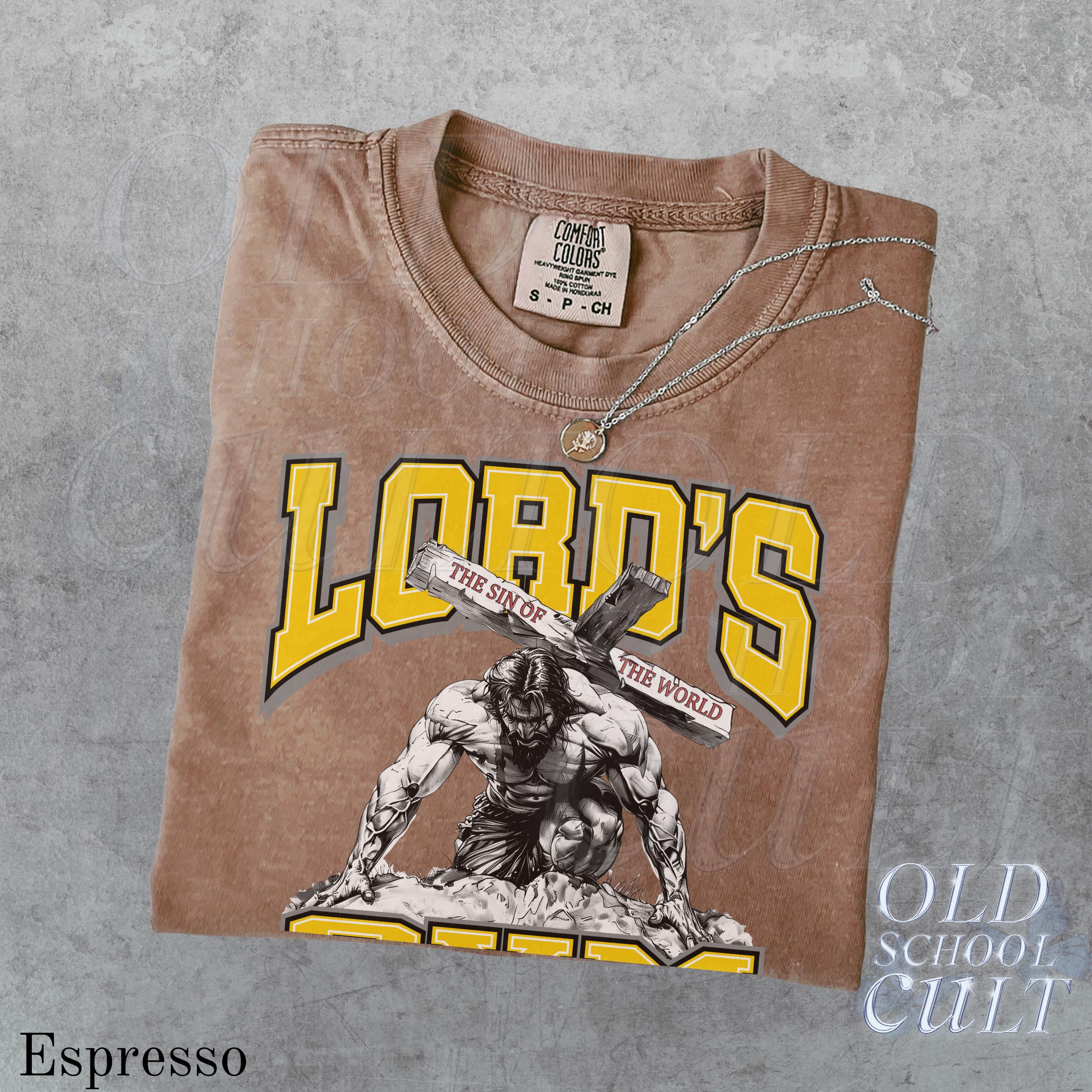 Lords Gym Vintage 90s Style Tshirt, Retro Comfort Colors