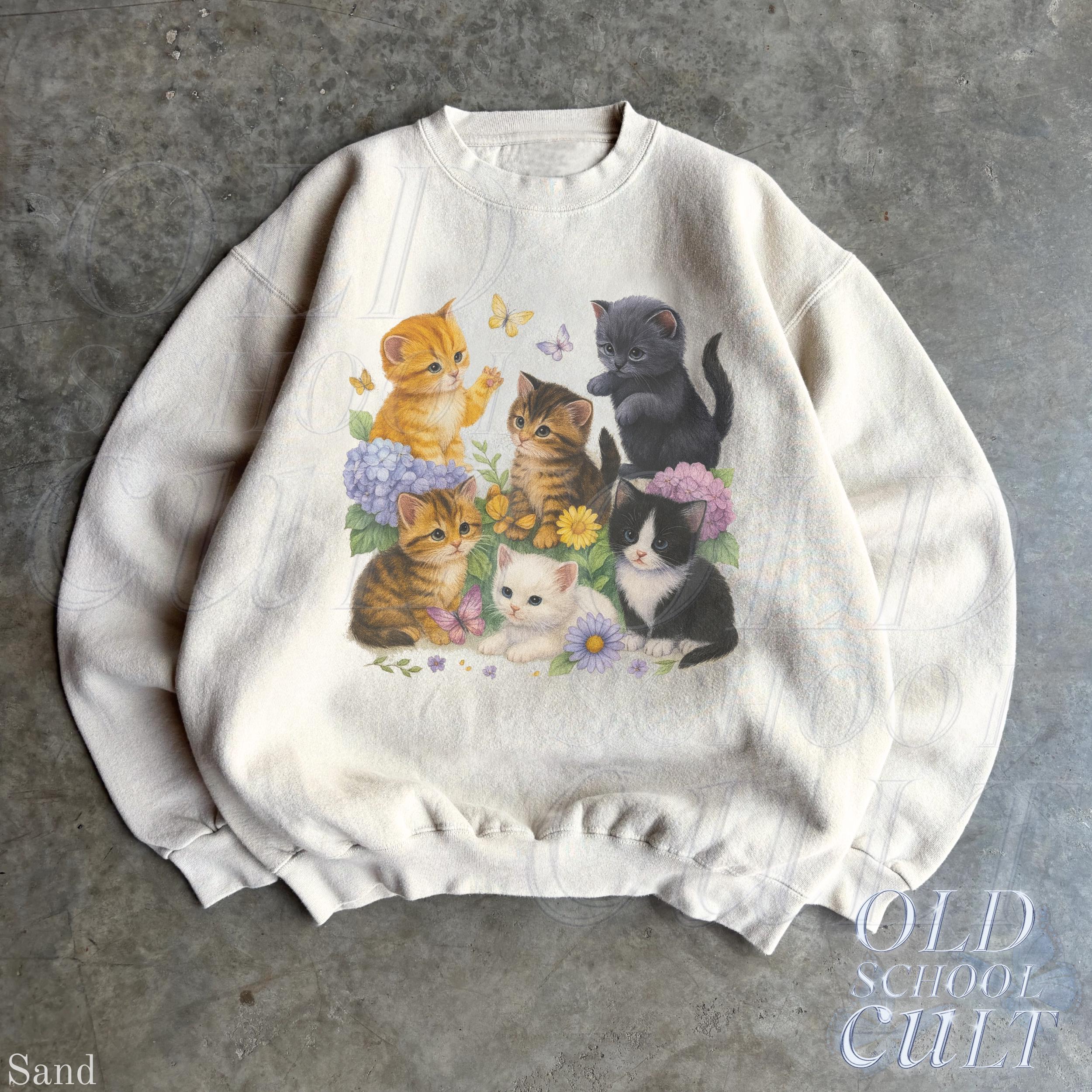 Sweat à Capuche Vintage Chat – Motif Rétro Homme/femme, Coupe Classique, 100% Coton 241 G - 9