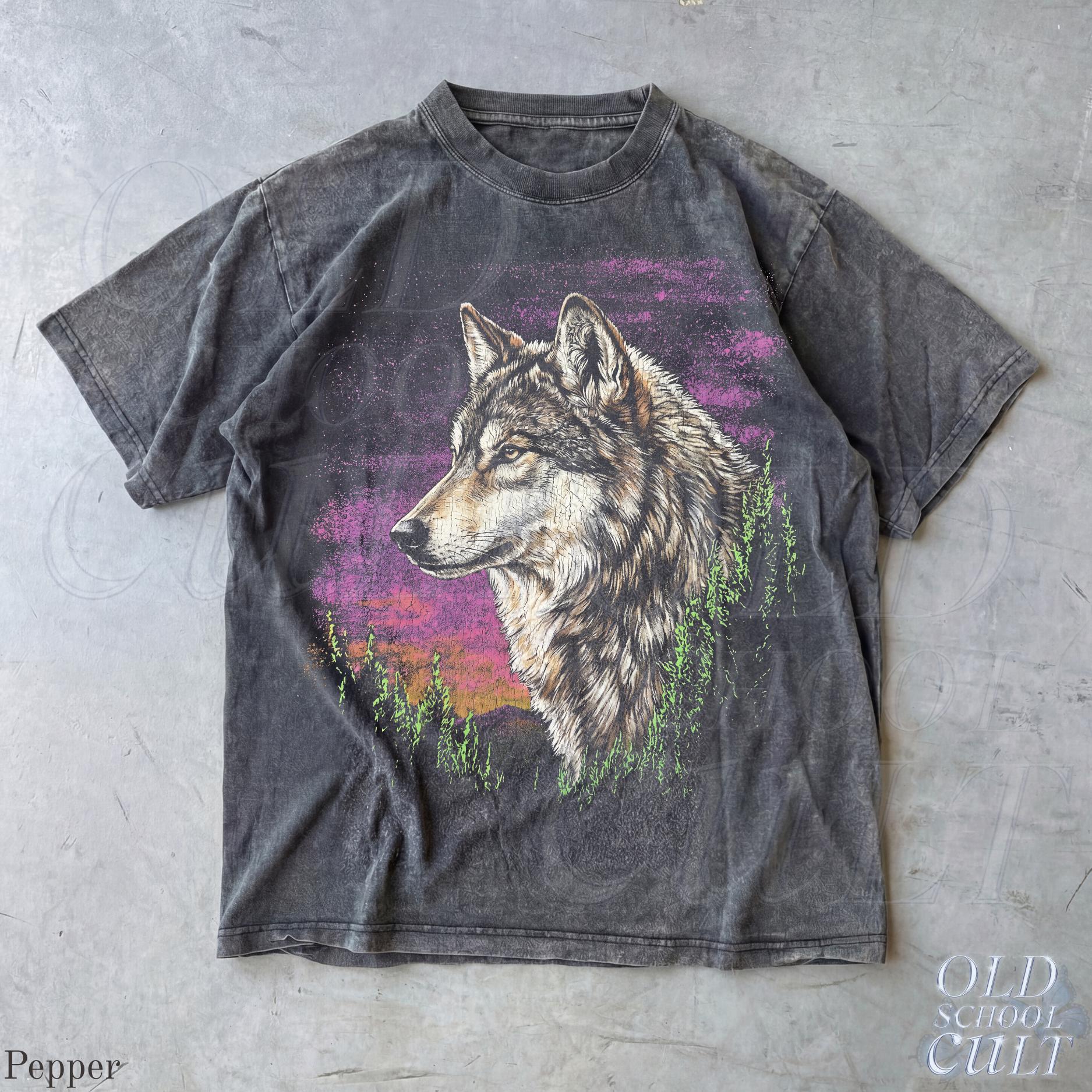 Vintage Wolf 90s Graphic T Shirt, Retro Forest Classic Animal Nature ...