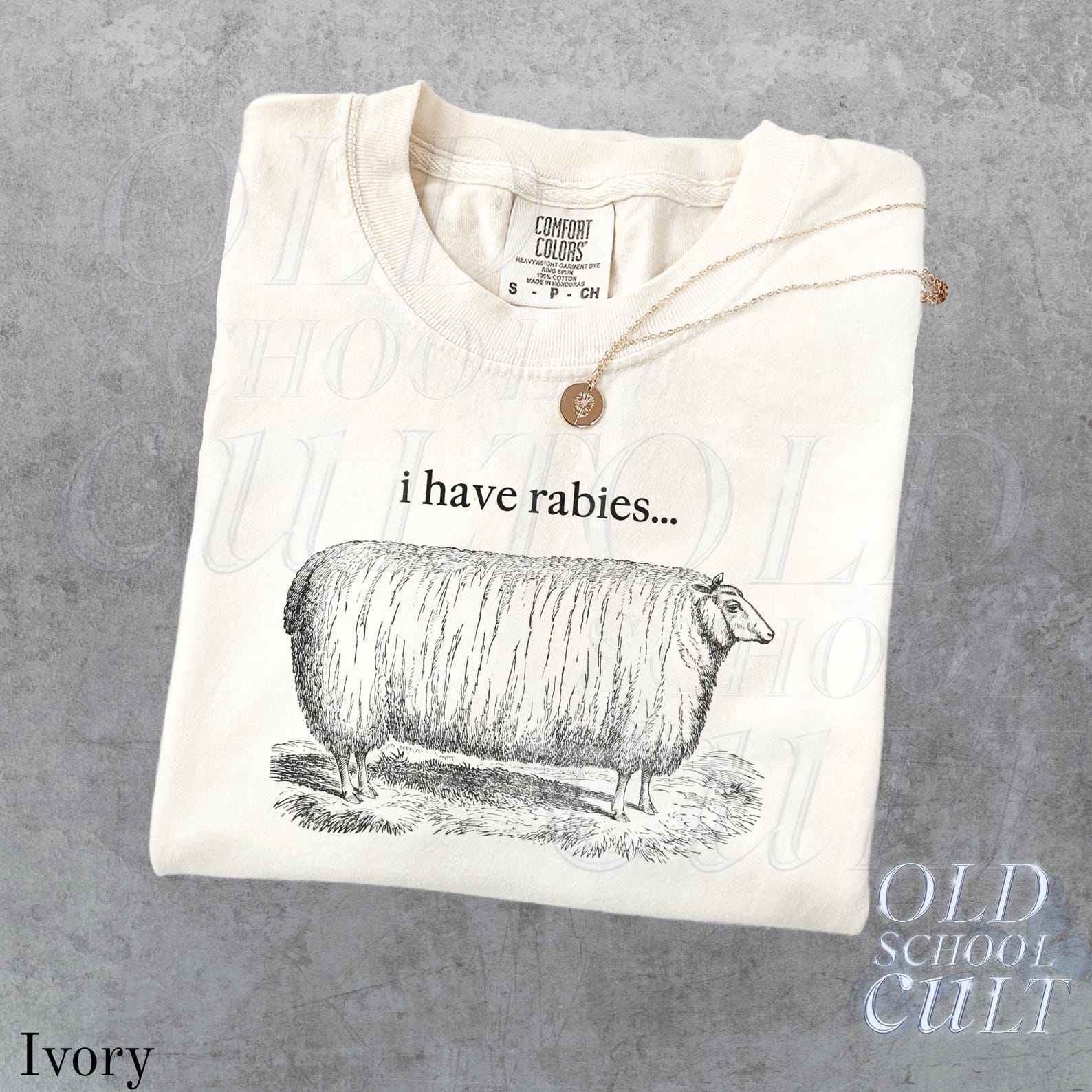 Sheep With Rabies I Have Rabies 90s Vintage Style Tshirt, Retro Comfort Colors® Y2k Sheep ...