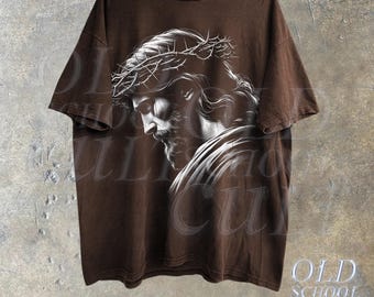 Jesus Vintage 90s Graphic Shirt, Jesus Shirt, Easter Shirt