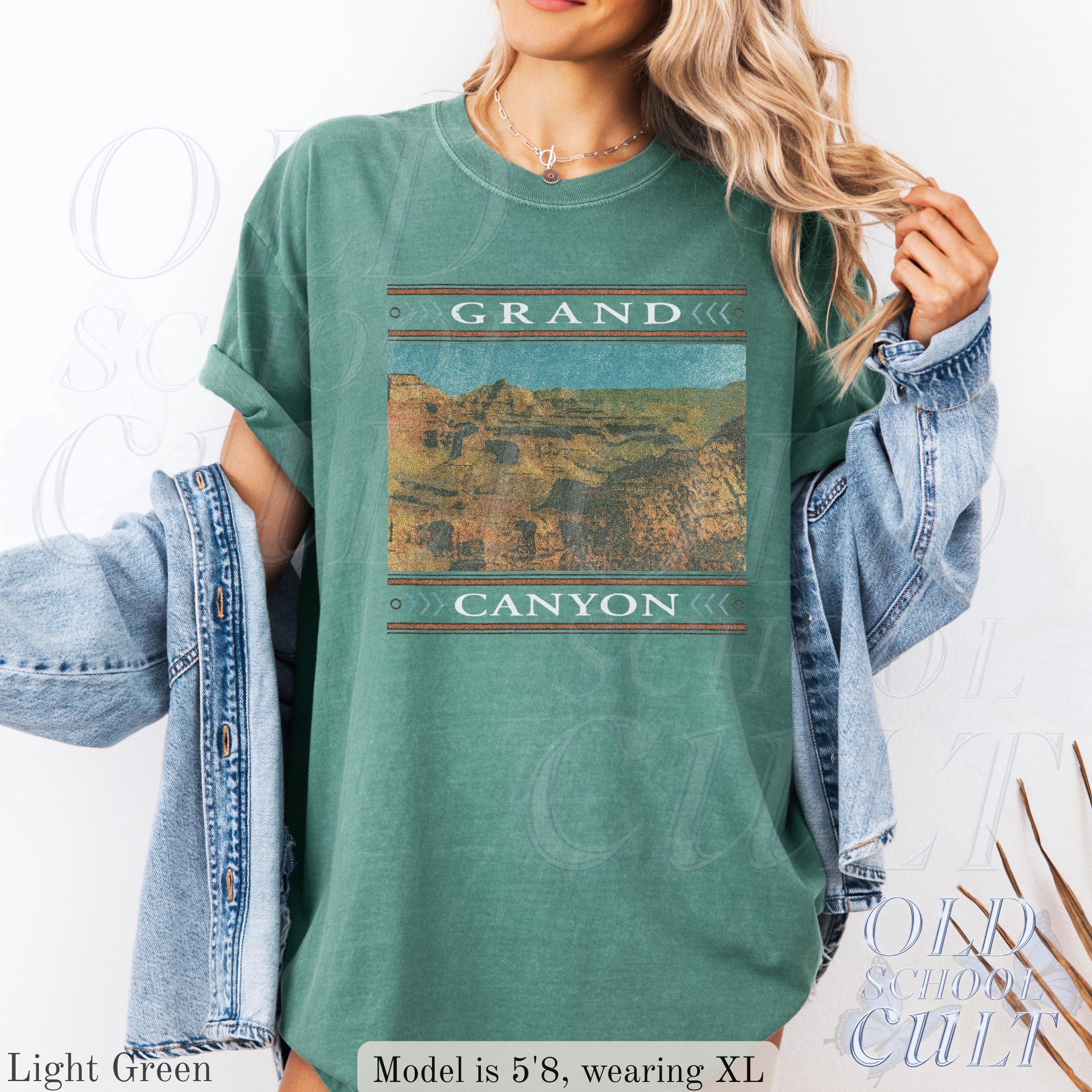 Grand Canyon National Park Vintage T-shirt, Retro Desert Landscape ...