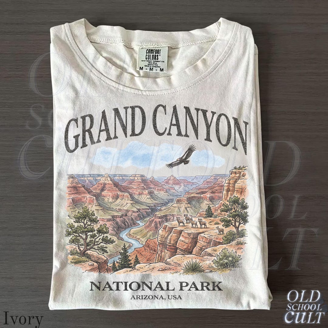 Grand Canyon National Park Vintage 90s Graphic T-shirt, Retro Comfort ...