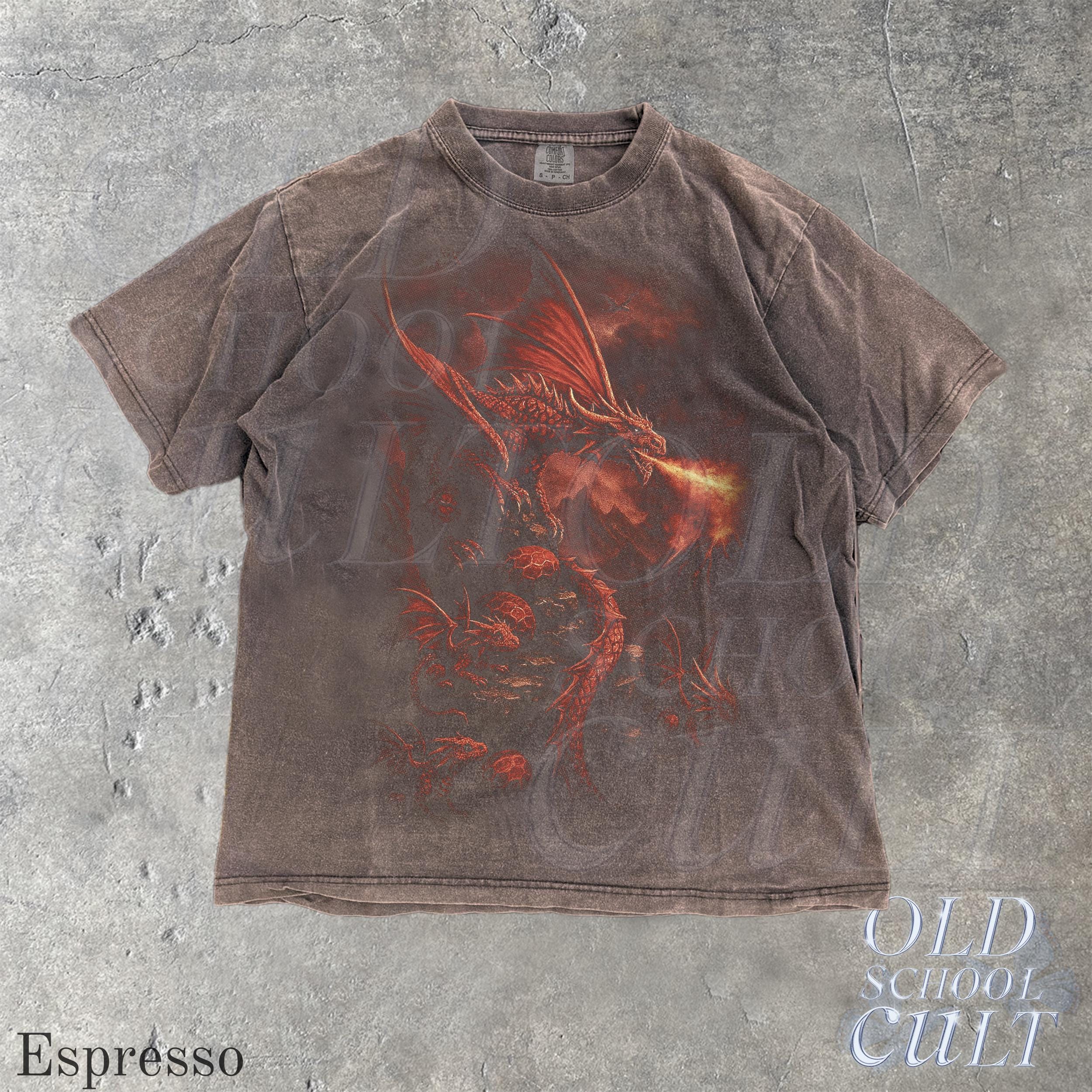 Vintage Dragon 90s Graphic Style Comfort Colors® Tshirt, Retro