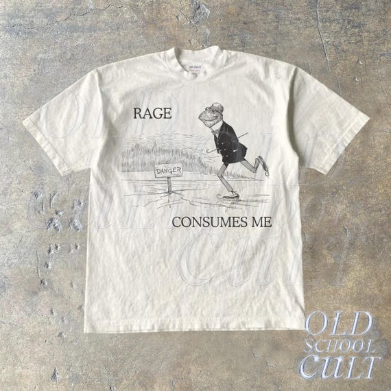 Rage Consumes Me Frog Vintage Style Shirt, Frog Pond Tee, Meme Frog Shirt, Vintage Style Unisex T-Shirt, Nature Lover,Silly Frog Retro Shirt