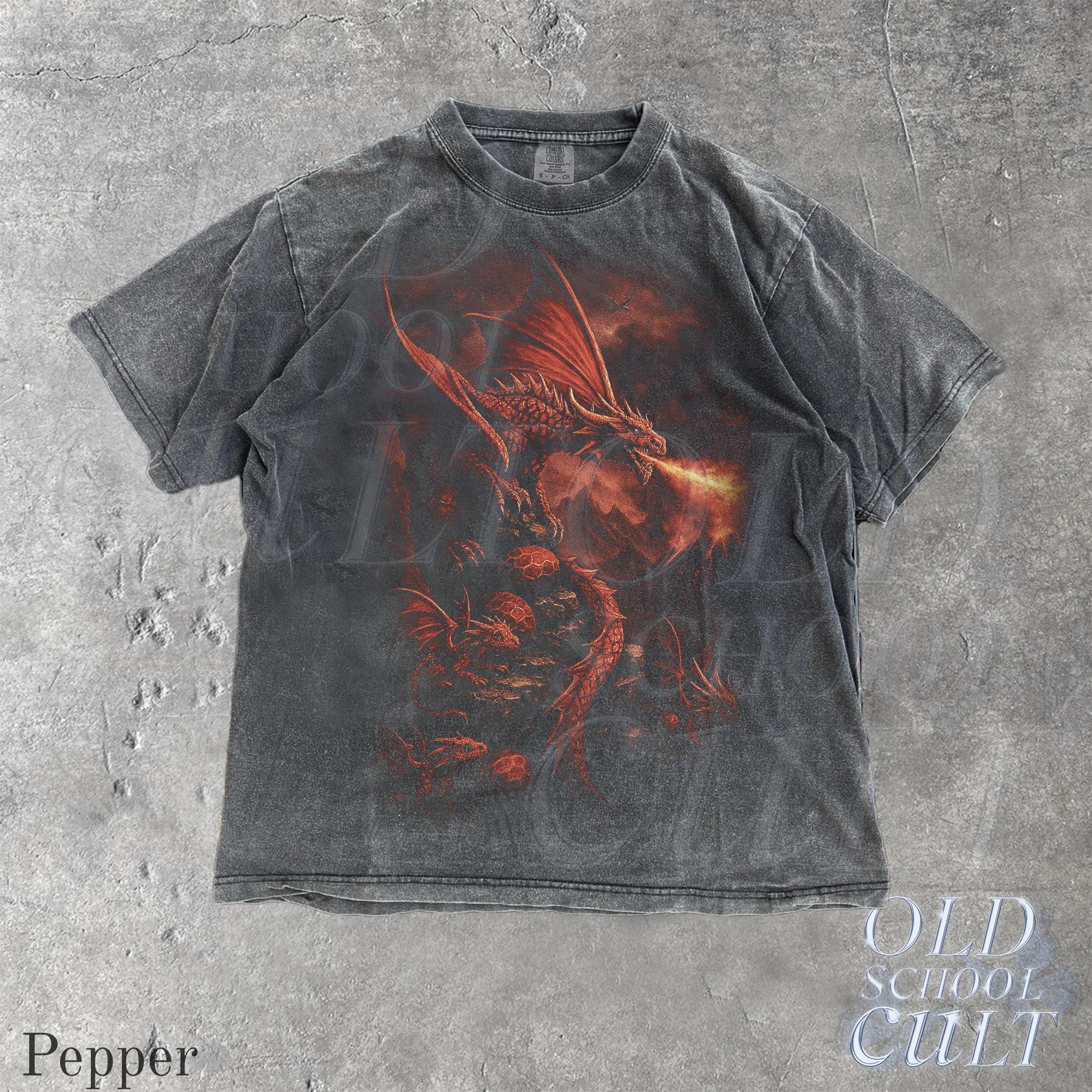 Vintage Dragon 90s Graphic Style Comfort Colors® Tshirt, Retro
