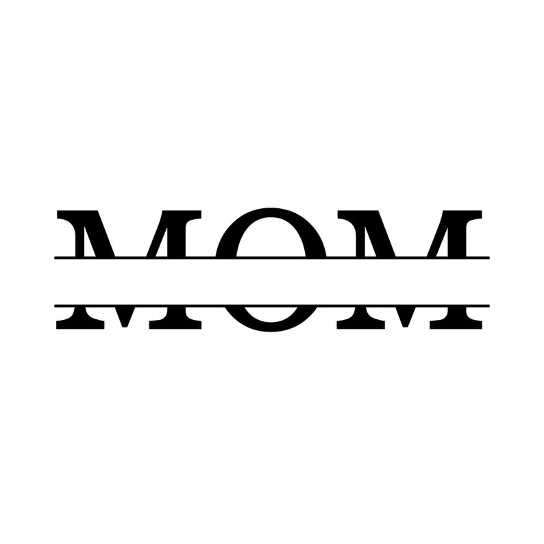 Mom Monogram SVG Instant Download Monogram Gifts Monogram - Etsy