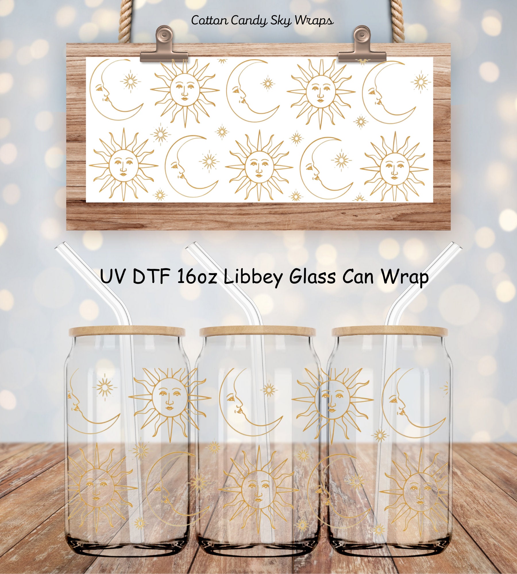 Sticker Transfer Mom Vocabulary UV DTF For Wraps The Libby Glasses