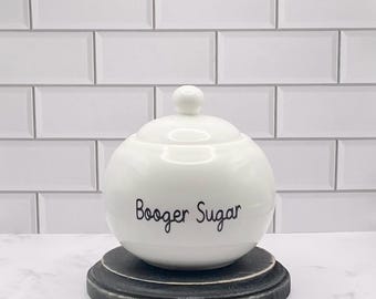 Booger Sugar Sugar Bowl | Gag Gift | Housewarming Present | Gift For Her | Rude Decor | Funny Kitchen | Gift