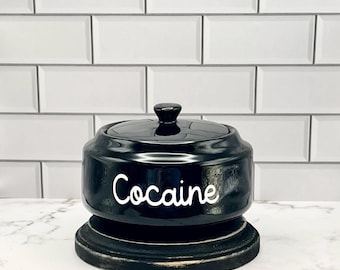 Cocaine Sugar Bowl | Gag Gift | Housewarming Present | Gift For Her | Rude Decor | Funny Kitchen | Gift