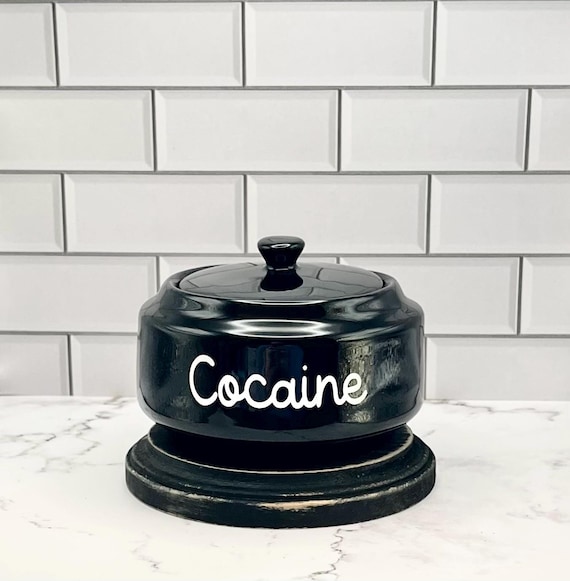 Cocaine Sugar Bowl | Gag Gift | Housewarming Present | Gift For Her | Rude Decor | Funny Kitchen | Gift