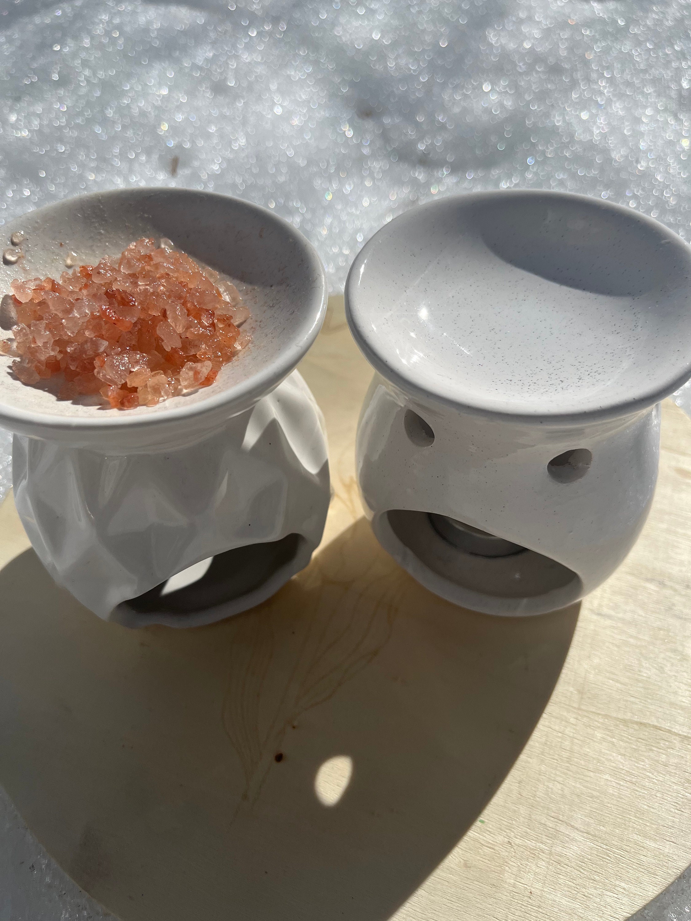 Himalayan Salt Wax Burner / Oil Burner / Wax Melt Gift Set 