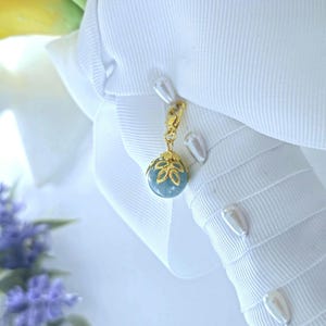 Aquamarine Bridal Charm Gold or Silver (2 Styles) | Something Blue Before I Do