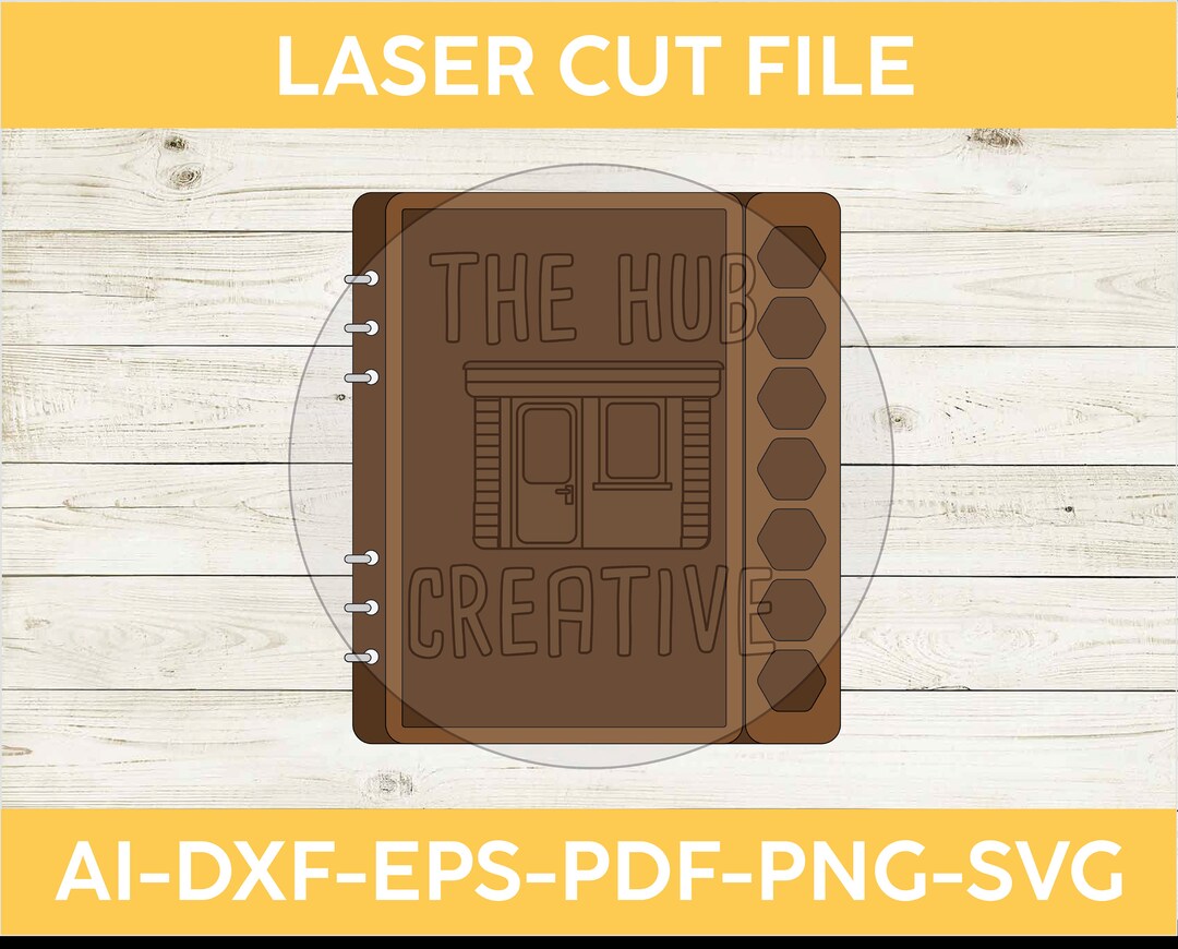 Multi Function Dice Holder Dice Tray Notebook Cover Tabletop Gaming Dnd Laser File Cut Design