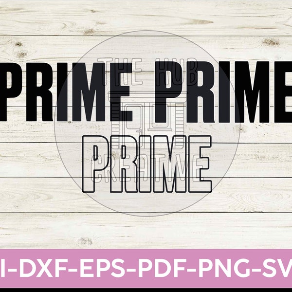 Primal Drink Logo Bold Border Outline SVG PNG Printable Cut File Cricut Craft Digital Instant Download Design
