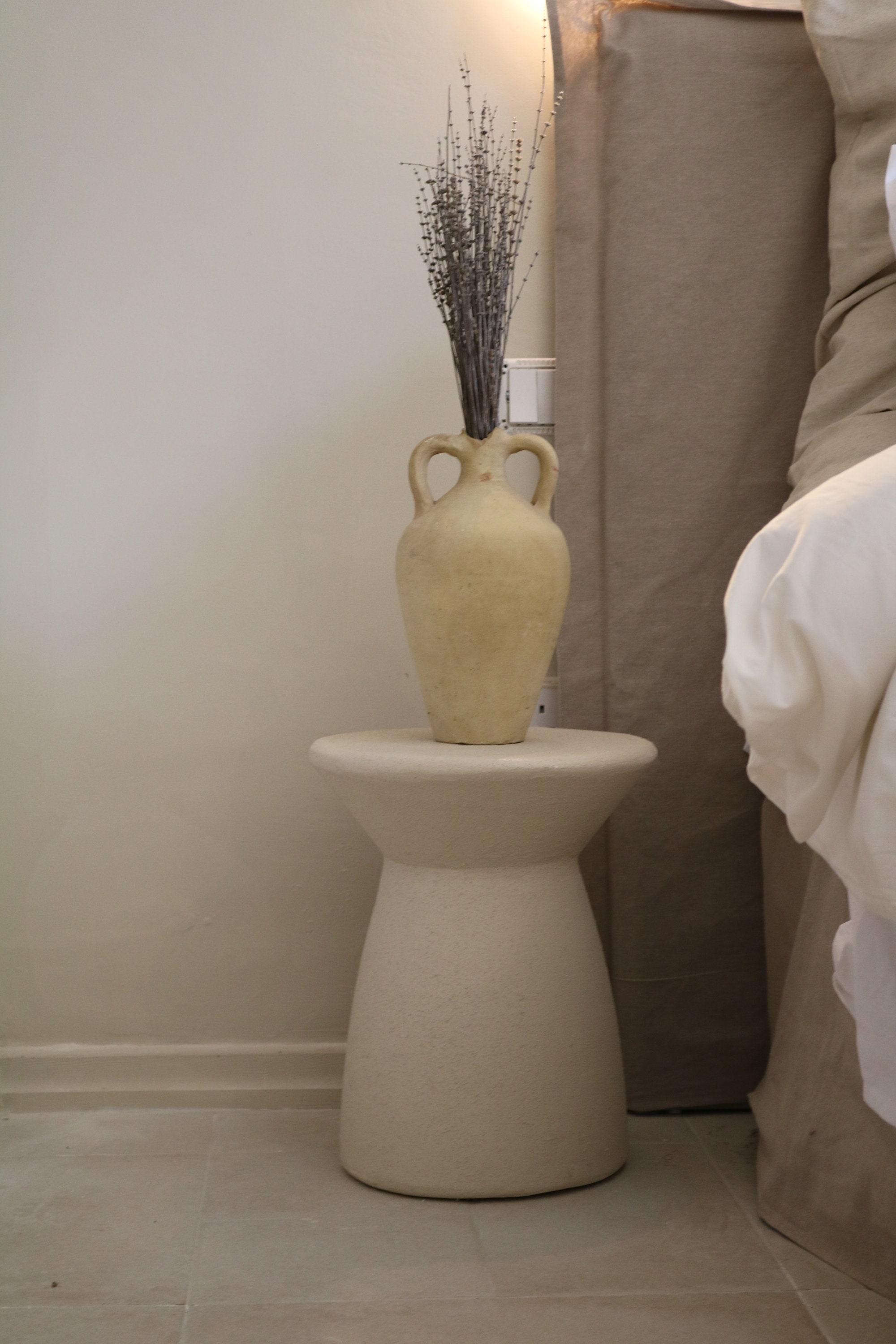 Concrete Side Table Round - Etsy