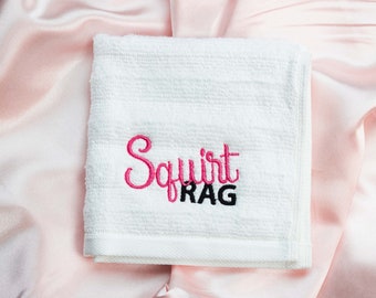 12x12 Clean up Rag Cum Rag Gag Gift Funny Gift Gifts for Him Home Decor  Funny Towel Penis White Elephant Stocking Stuff 