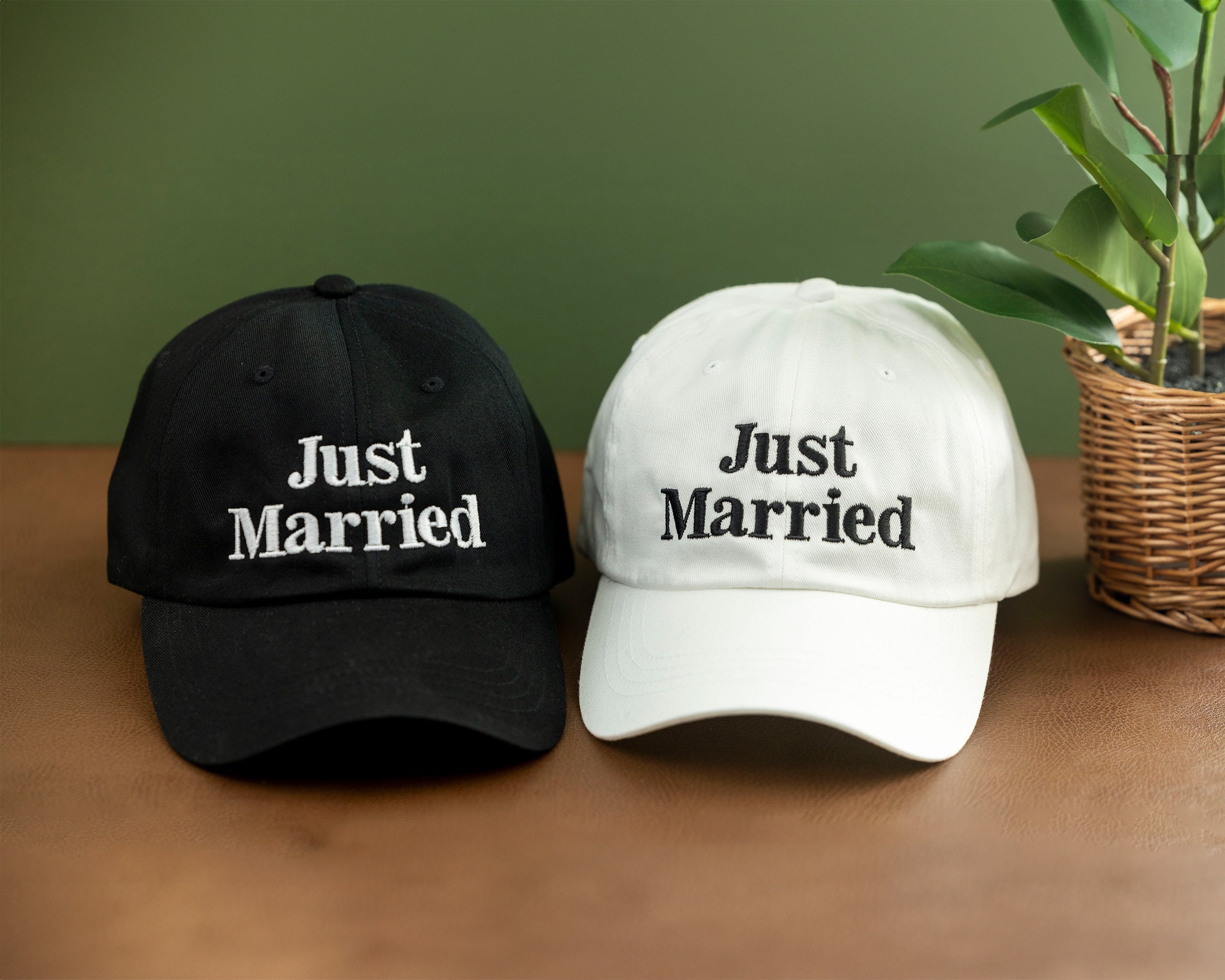 Just Married Couples Gift Hat, Honeymoon Gifts Wedding Gift 