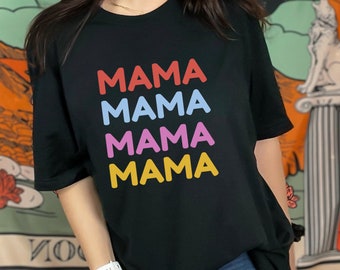 MAMA Shirt für Mama Mama Geschenkidee für Muttertag, Frau, Partner, Mutter, besonderer Anlass, T-Shirt Geschenk für Mama, Mama