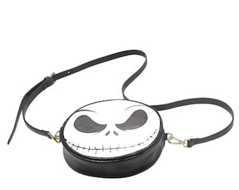 Skellington  Pu Leather Shoulder Handbag
