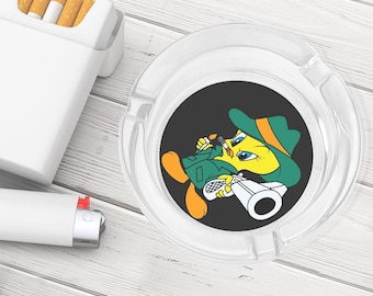 Cenicero de cristal personalizado de Piolín