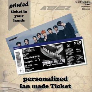 Txt Concert Ticket - Etsy