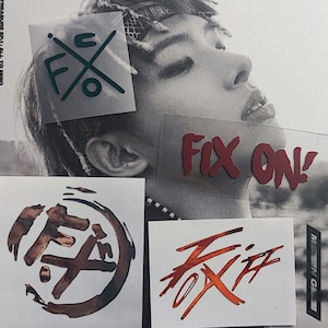 Fix on! Ateez Mingi Vinyl Sticker Atiny
