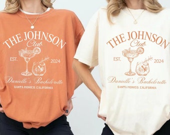 Bachelorette Merch Comfort Colors, Custom Name Bachelorette Shirts, Custom Name Tee, Cocktail Social Club, Bridal Party Shirt, Wedding shirt