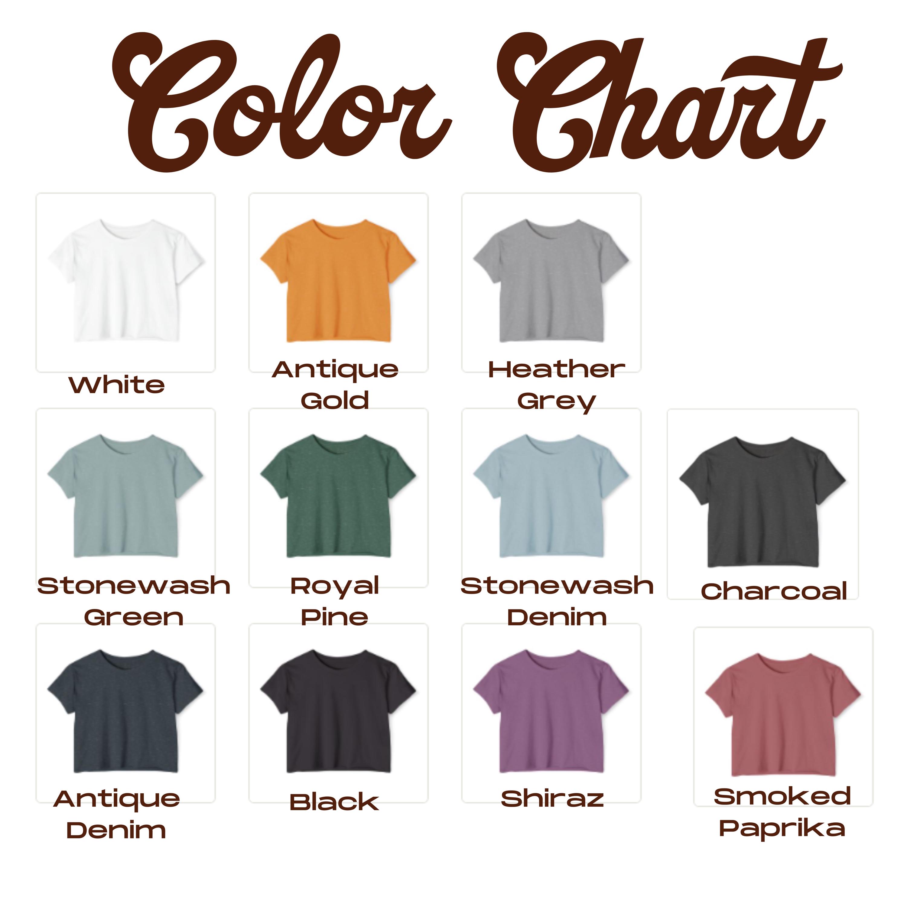 Custom crop women's T-Shirt, Custom T Shirt, Custom Text Shirt, Custom Bachelorette Tshirt Custom Adult Shirt, Personalized Shirt, boho gift