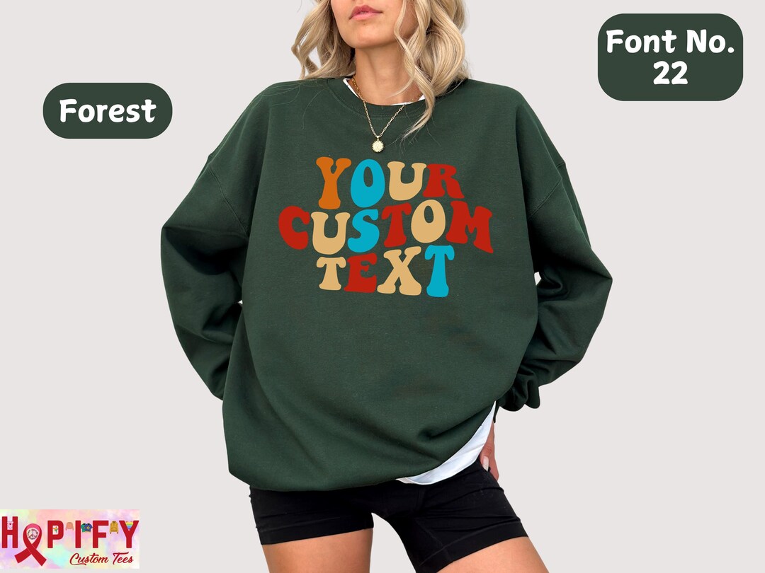 Personalized Gildan® Sweatshirt, Custom Design Logo Sweatshirt, Custom ...