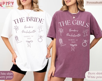 Comfort colors® custom bachelorette tshirts, bach social club shirts, bachelorette favor shirts,bach personalized shirts,bach custom tshirts