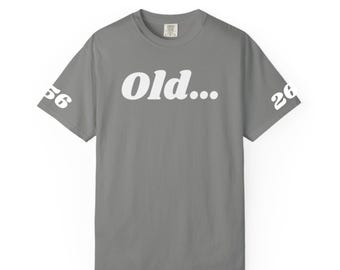 22 Comfort colors® Unisex Granite color short sleeve shirts with front. both sleeves & back print, sizes mentioned in description