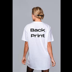 3 shirts back print