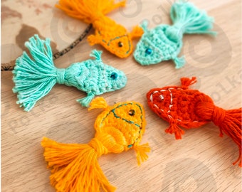 Little Fish - Very Easy Crochet Pattern PDF Download ｜How to Crochet Tutorial ｜Crochet Fish Toy Decoration