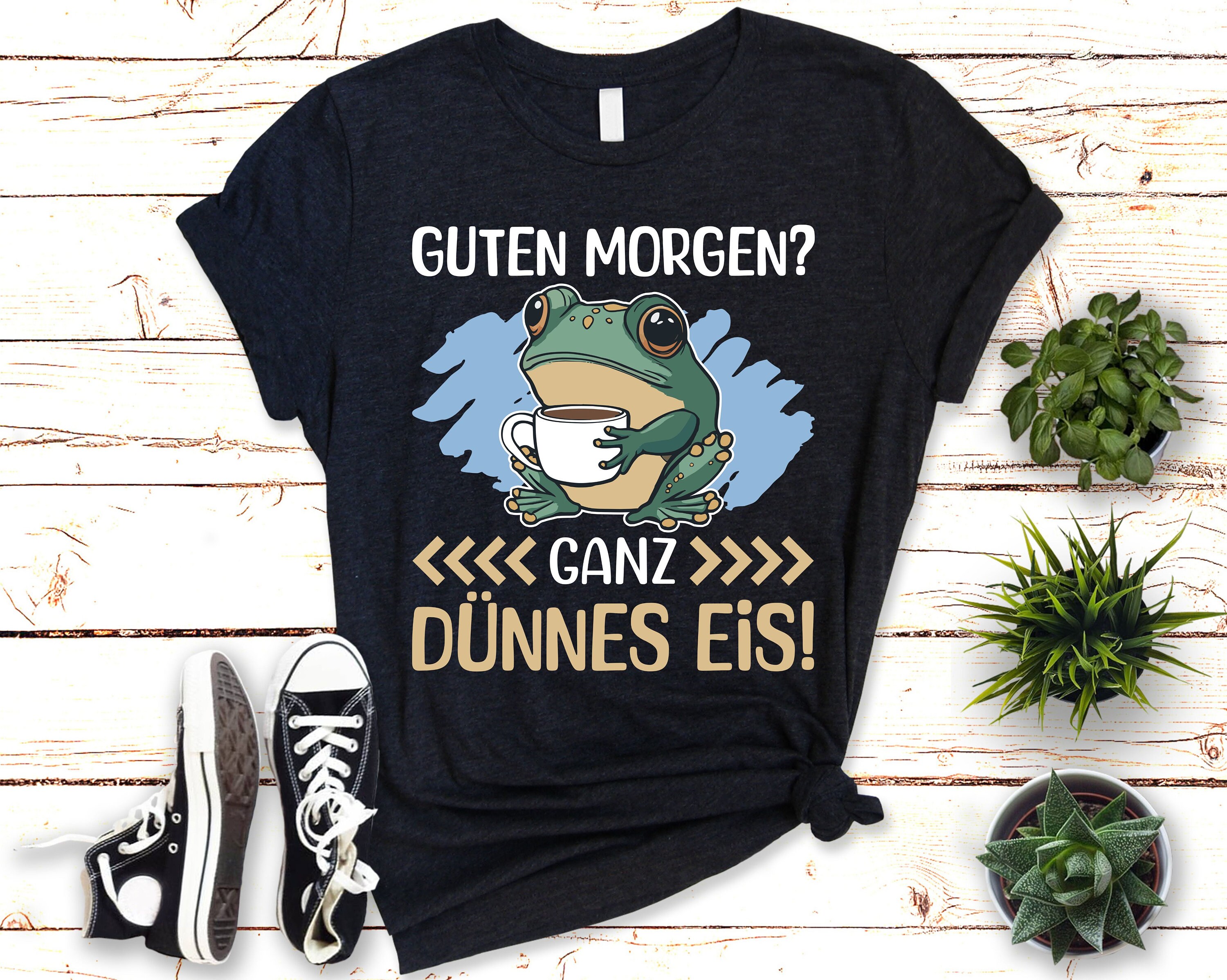 Lustiges TShirt Guten GANZ DÜNNES EIS Witziger Spruch Etsy.de