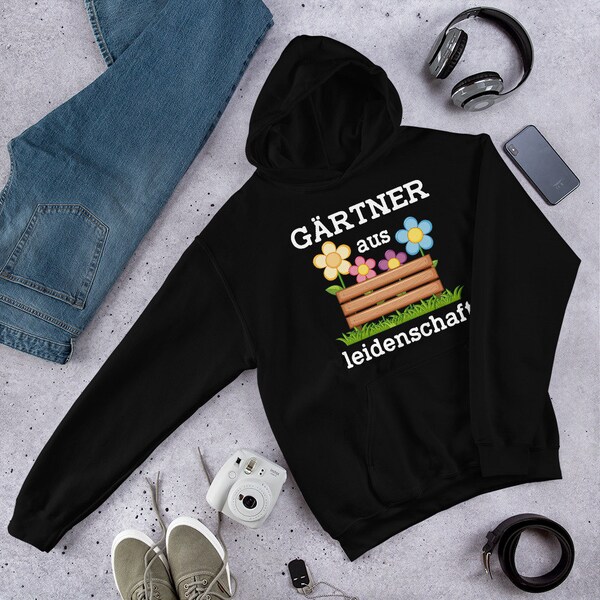 Gärtner Leidenschaft Hoodie | Stylischer Kapuzenpullover für Pflanzenliebhaber