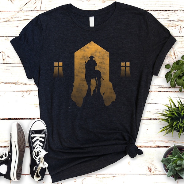 Retro Vintage T-Shirt - Pferdesilhouette!